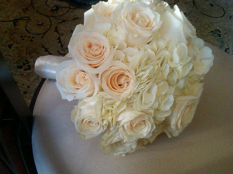 White And Cream Wedding Bouquet Celebrate Blog